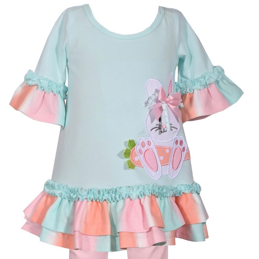 Baby Girl Bonnie Jean Bunny Tunic & Capri Leggings